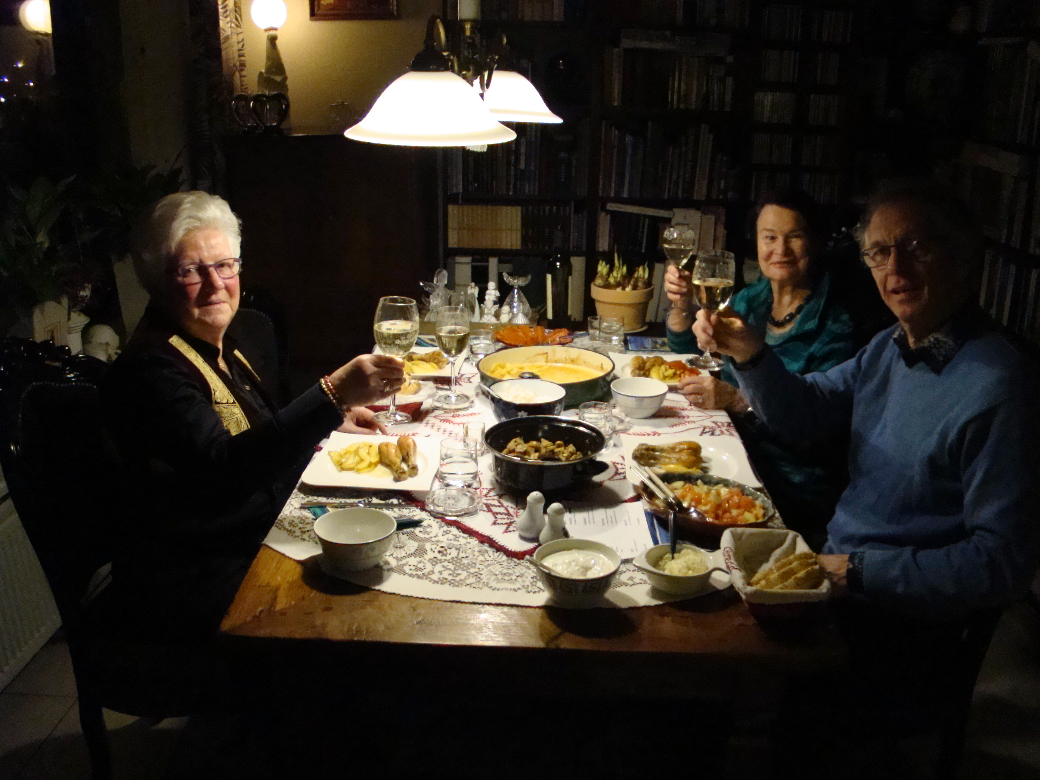 Gasten bij ons thuis voor een Macedonisch diner